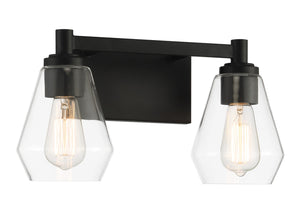 Minka-Lavery - 5702-66A - Two Light Bath Vanity - Clarity - Coal