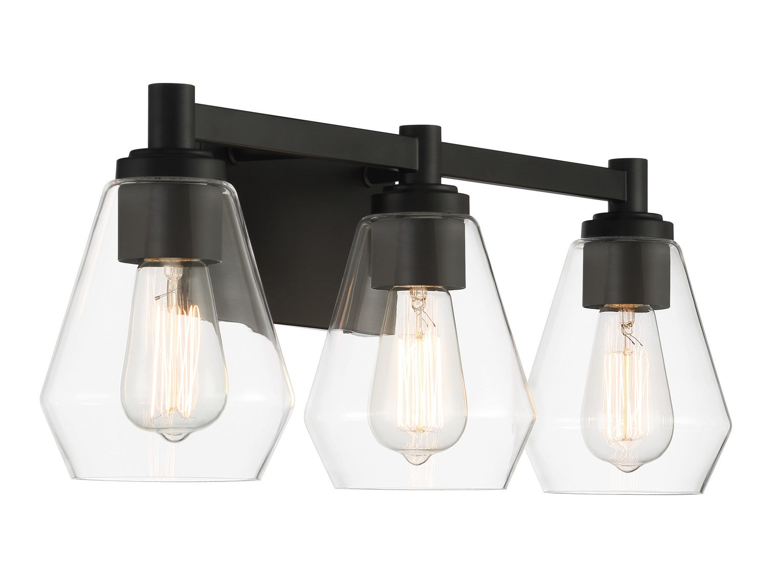 Minka-Lavery - 5703-66A - Three Light Bath Vanity - Clarity - Coal