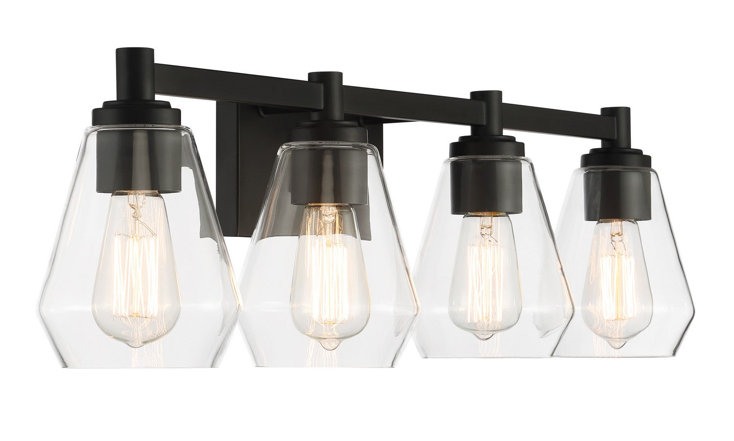 Minka-Lavery - 5704-66A - Four Light Bath Vanity - Clarity - Coal