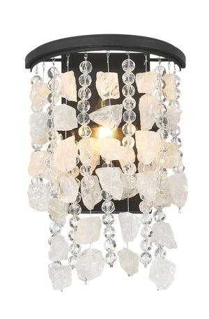 Minka-Lavery - 6701-66 - One Light Wall Sconce - Shimmering Elegance - Sand Coal