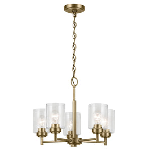 Kichler - 44030NBR - Five Light Chandelier - Winslow - Natural Brass