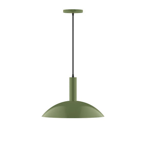 Montclair Light Works - PEBX476-22-C25 - Two Light Pendant - Stack - Fern Green