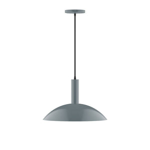 Montclair Light Works - PEBX476-40-C01 - Two Light Pendant - Stack - Slate Gray