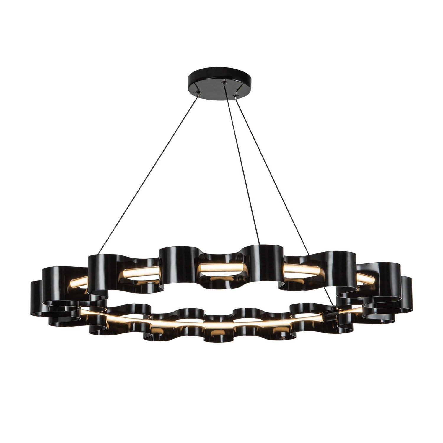 Kuzco Lighting - CH18035-GBK - LED Chandelier - Nami - Gloss Black