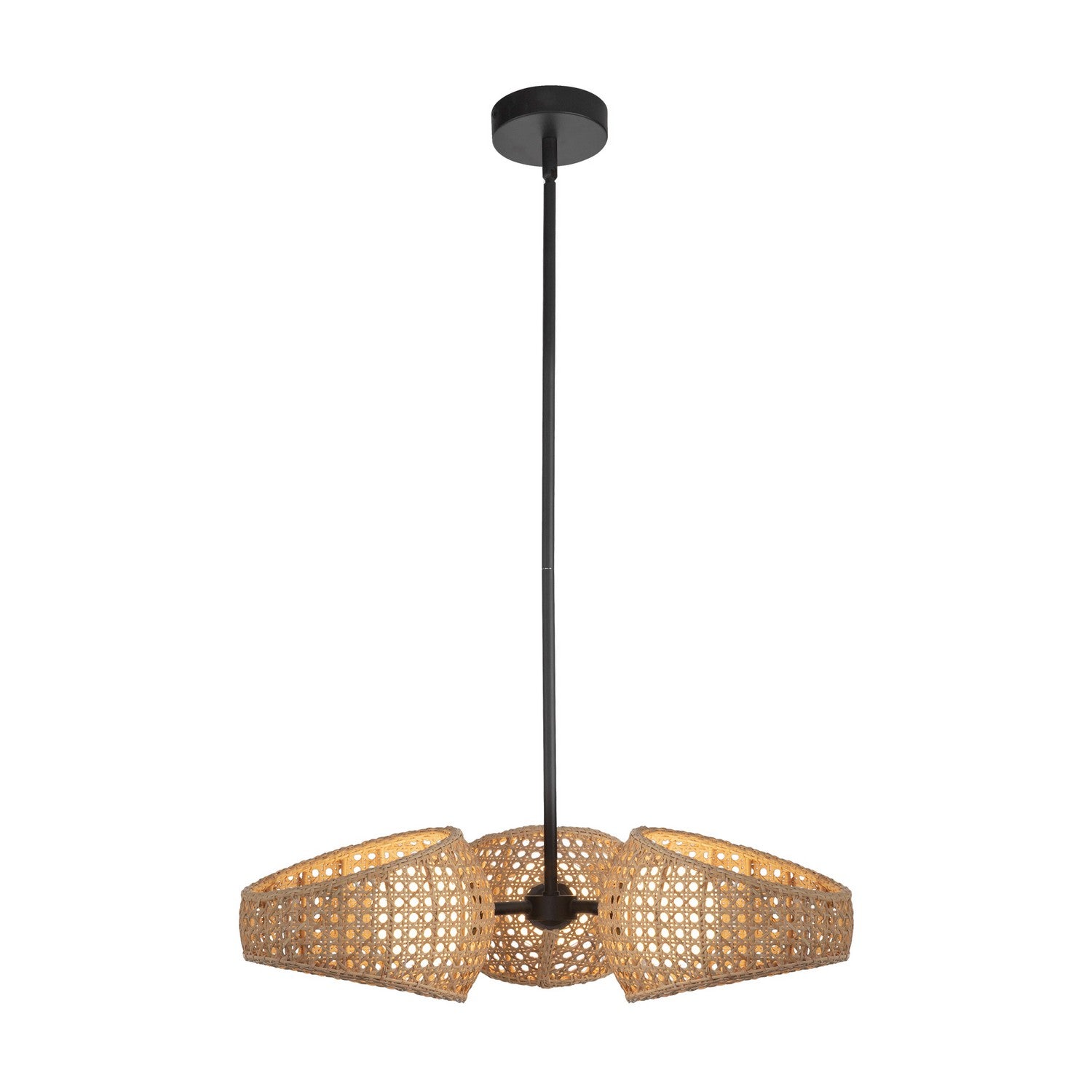 Kuzco Lighting - CH20625-BK/OP - LED Chandelier - Lanai - Black/Opal Glass