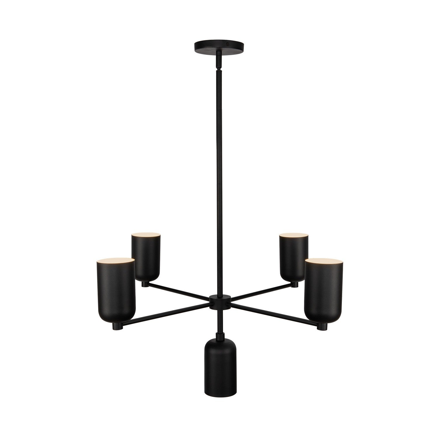 Kuzco Lighting - CH57731-BK - Five Light Chandelier - Nola - Black