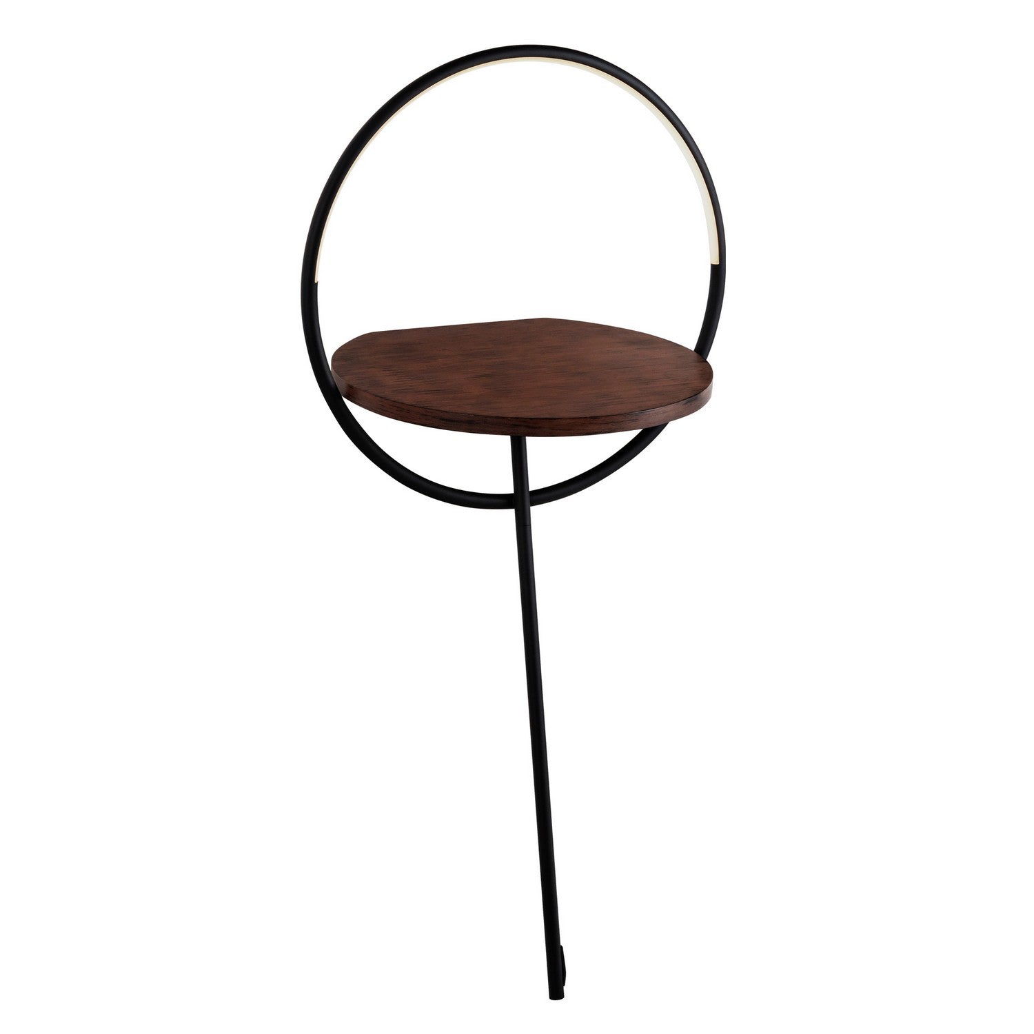 Kuzco Lighting - FL83818-BK/WT - LED Floor Lamp - Maya - Black/Walnut