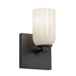 Kuzco Lighting - WS57704-BK/GO - One Light Wall Sconce - Nola - Black/Glossy Opal Glass