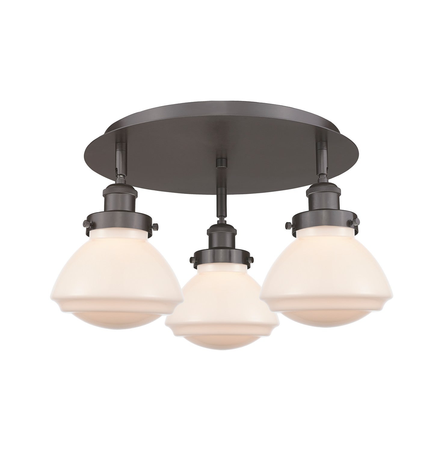 Innovations - 916-3C-OB-G321 - Three Light Flush Mount - Downtown Urban - Oil Rubbed Bronze