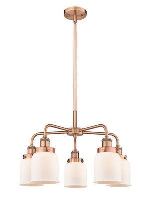 Innovations - 916-5CR-AC-G51 - Five Light Chandelier - Ballston Urban - Antique Copper