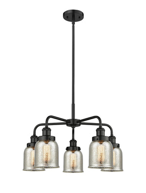 Innovations - 916-5CR-BK-G58 - Five Light Chandelier - Downtown Urban - Matte Black