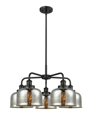 Innovations - 916-5CR-BK-G78 - Five Light Chandelier - Downtown Urban - Matte Black