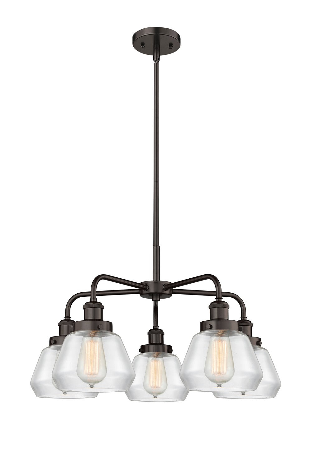 Innovations - 916-5CR-OB-G172 - Five Light Chandelier - Ballston Urban - Oil Rubbed Bronze