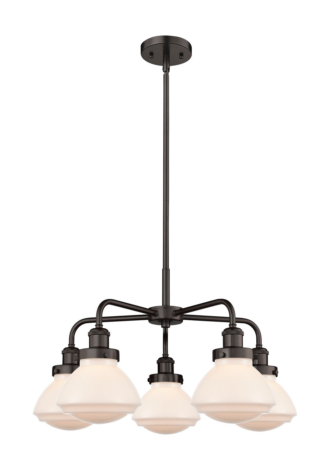 Innovations - 916-5CR-OB-G321 - Five Light Chandelier - Ballston Urban - Oil Rubbed Bronze