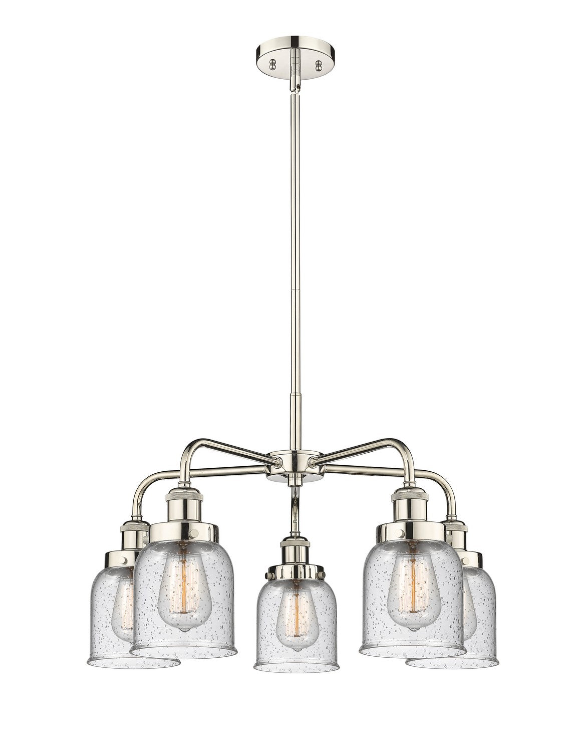 Innovations - 916-5CR-PN-G54 - Five Light Chandelier - Ballston Urban - Polished Nickel