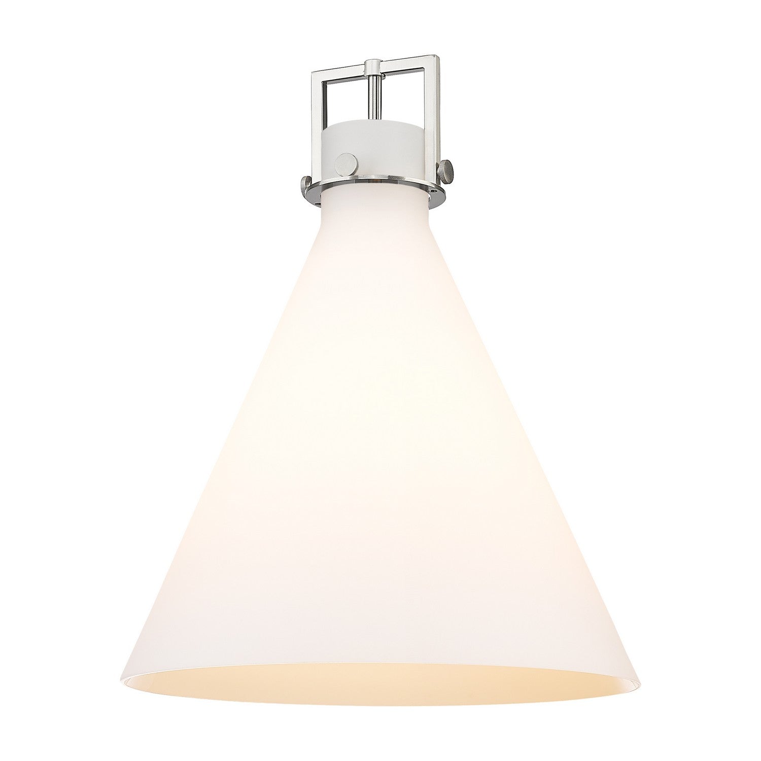 Innovations - G411-18WH - Shade - Downtown Urban - Cased Matte White Newton Cone