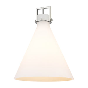 Innovations - G411-18WH - Shade - Downtown Urban - Cased Matte White Newton Cone