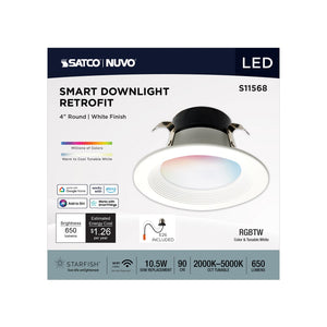 Satco - S11568 - LED Downlight - White