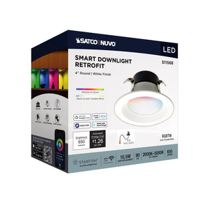 Satco - S11568 - LED Downlight - White