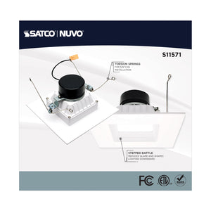 Satco - S11571 - LED Downlight - White