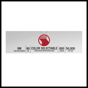 Satco - S11801R1 - LED Downlight - White