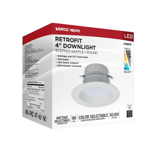 Satco - S18800 - LED Downlight - White