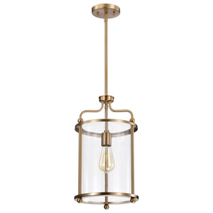 Nuvo Lighting - 60-7935 - One Light Pendant - Yorktown - Burnished Brass