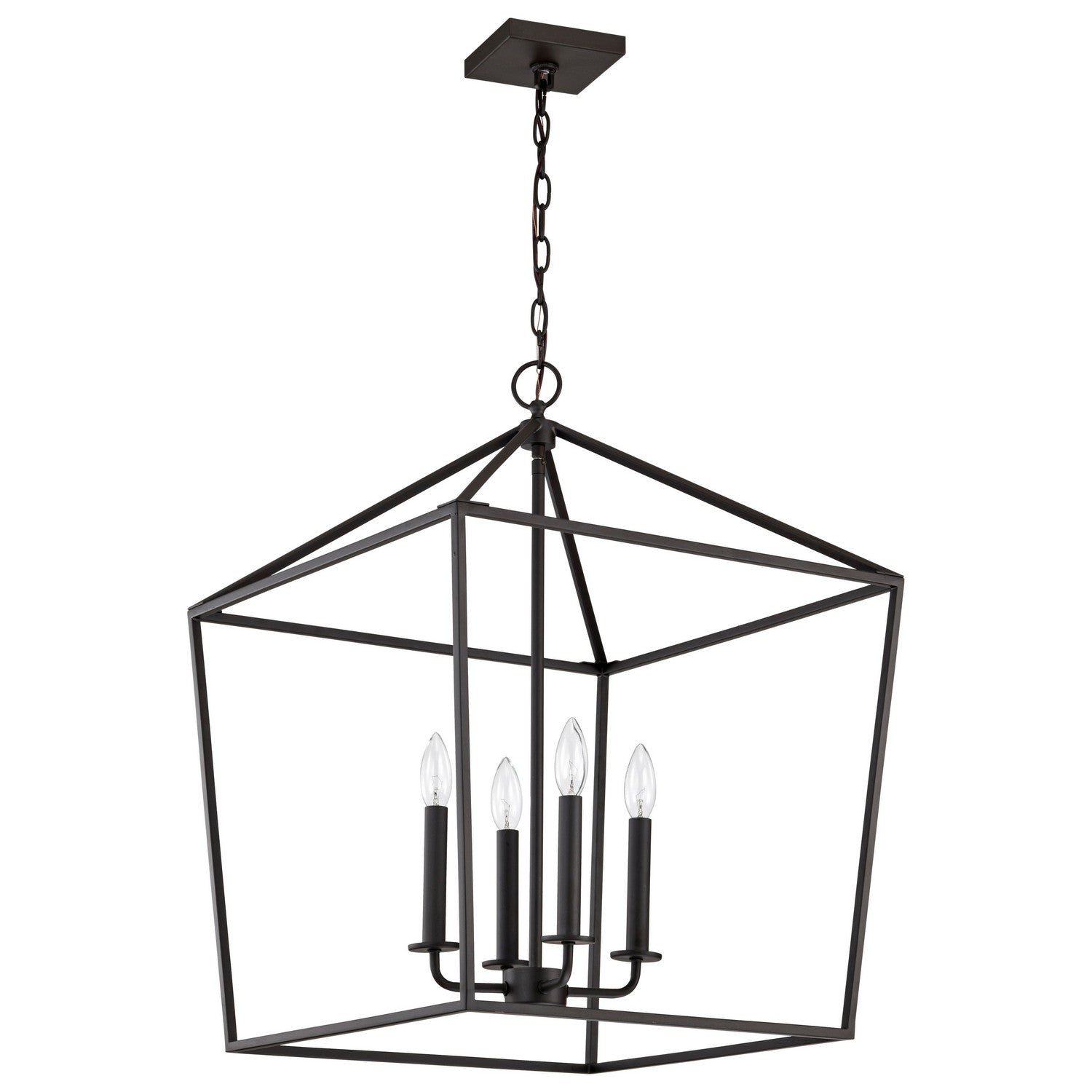 Nuvo Lighting - 60-7941 - Four Light Pendant - Emma - Matte Black