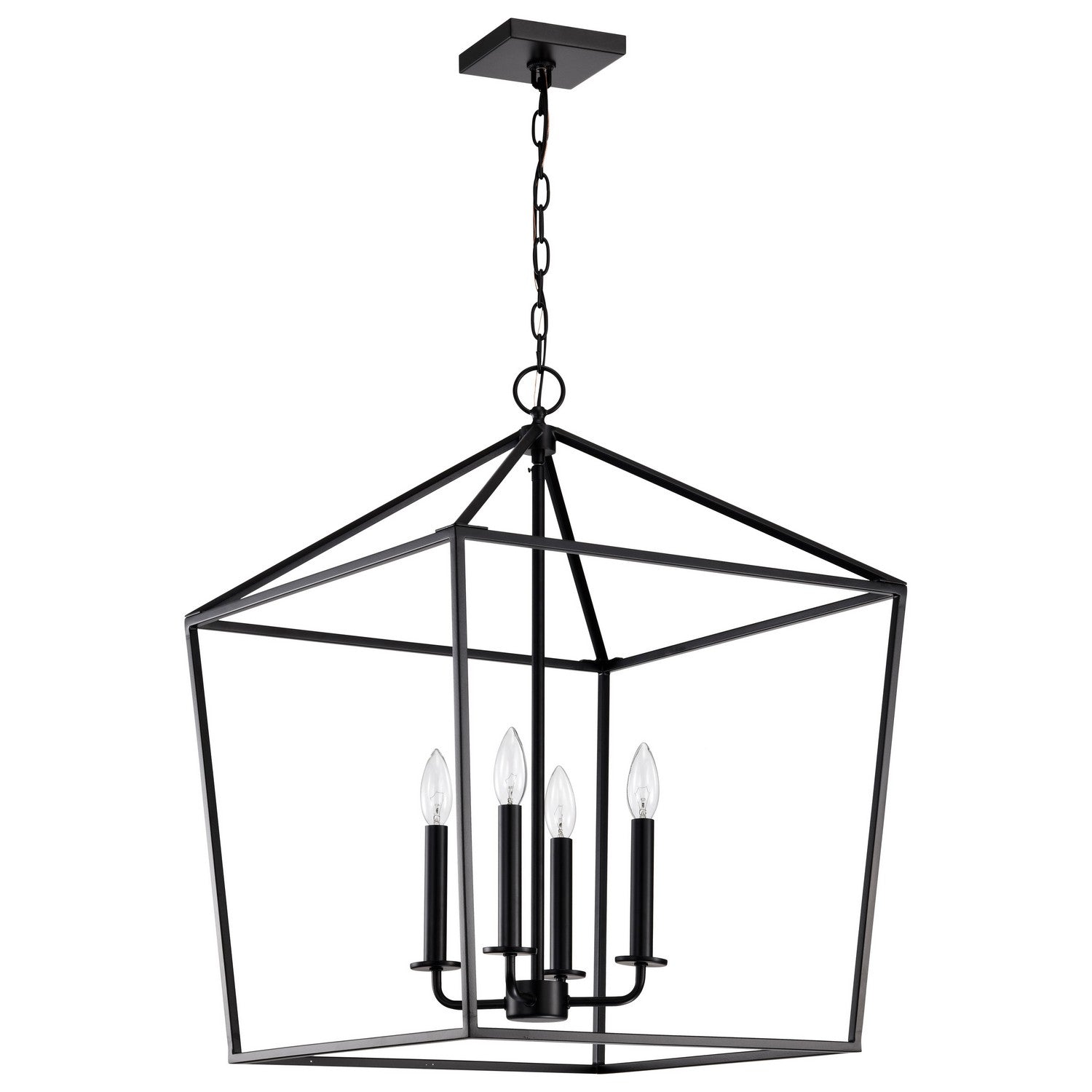 Nuvo Lighting - 60-7942 - Four Light Pendant - Emma - Matte Black