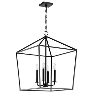 Nuvo Lighting - 60-7942 - Four Light Pendant - Emma - Matte Black