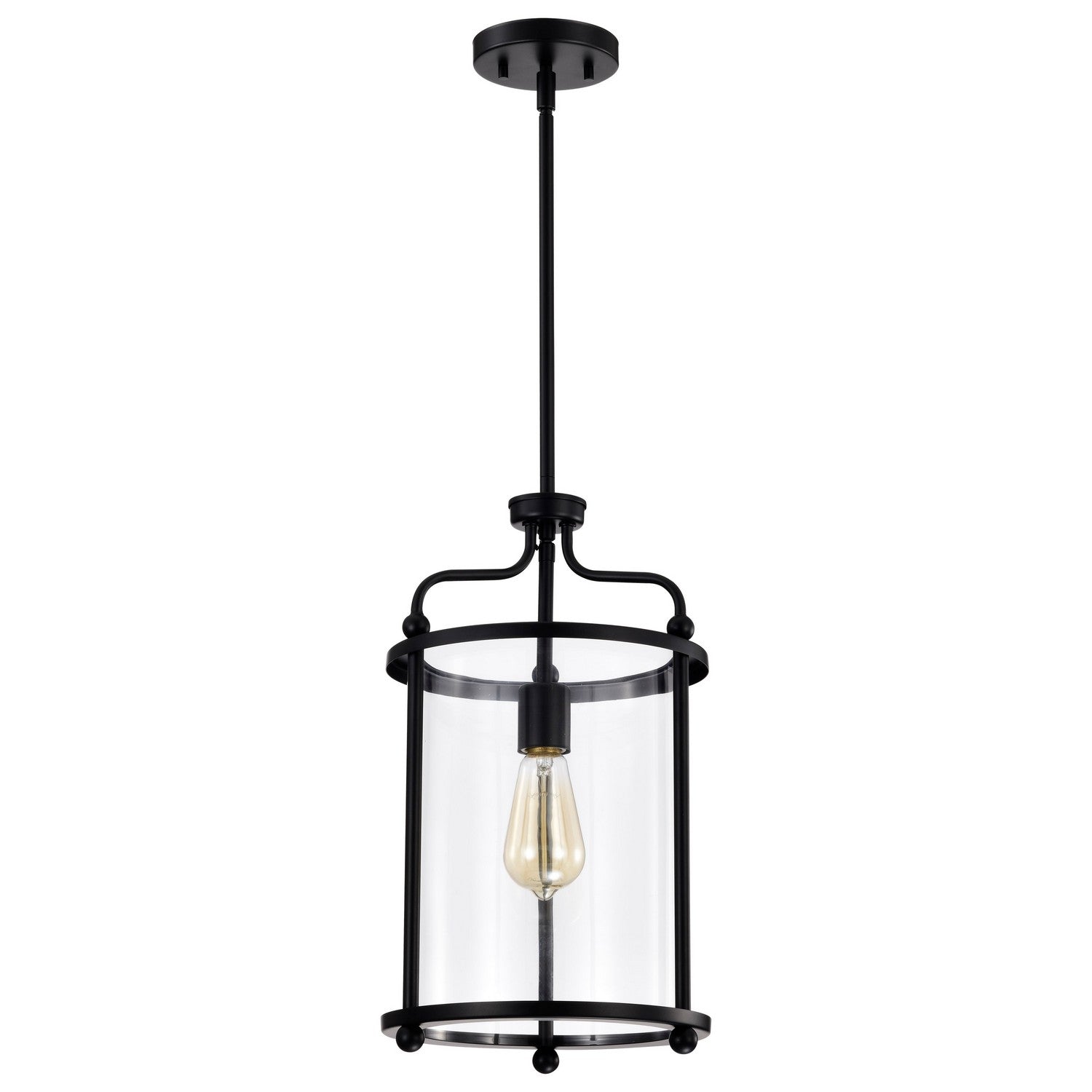 Nuvo Lighting - 60-7945 - One Light Pendant - Yorktown - Matte Black