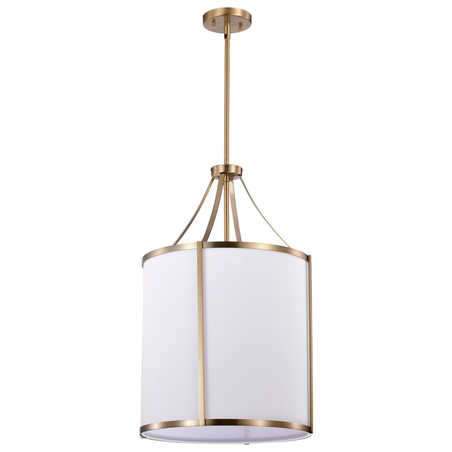 Nuvo Lighting - 60-7962 - Three Light Pendant - Easton - Burnished Brass