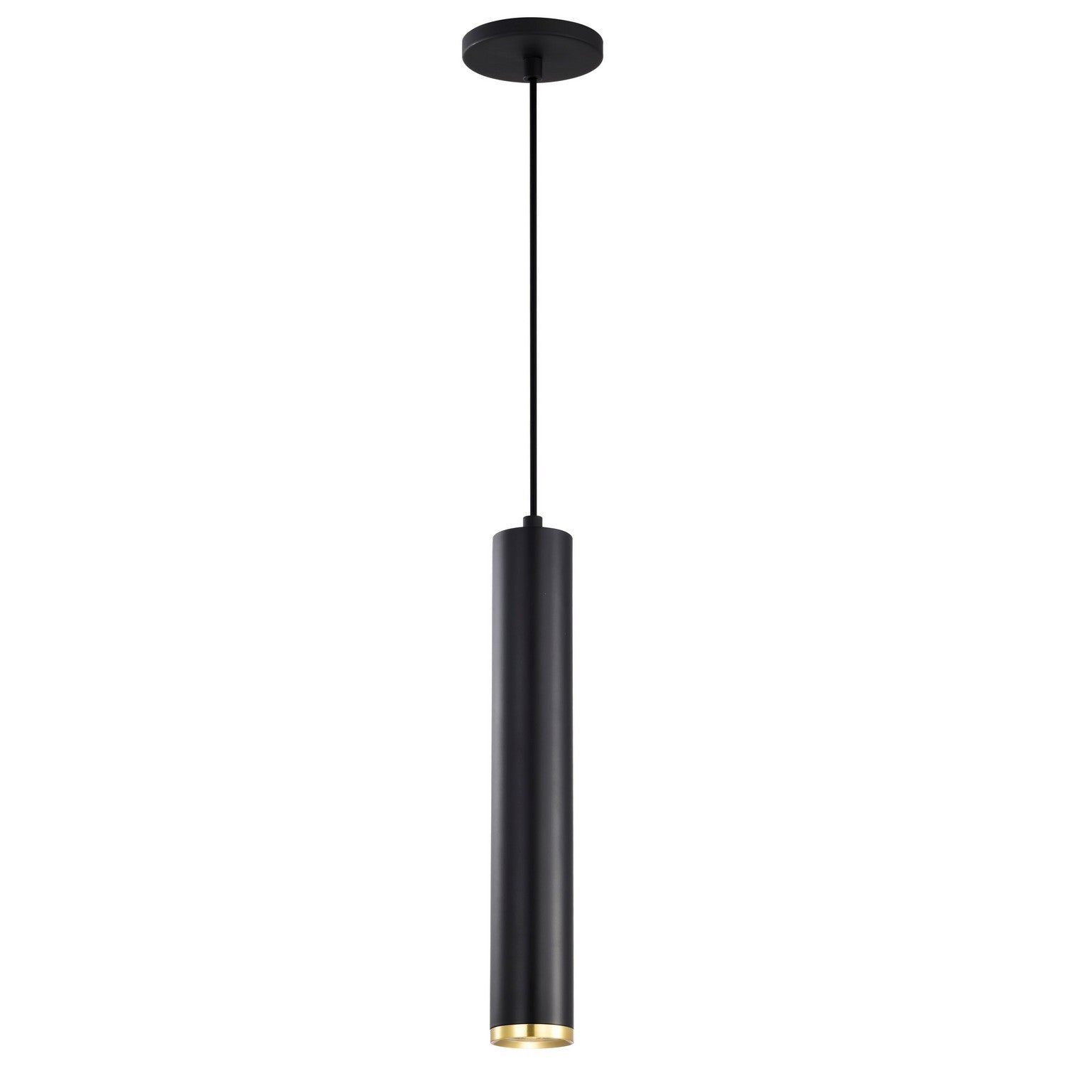 Nuvo Lighting - 62-818 - LED Pendant - Century - Matte Black / Brushed Brass