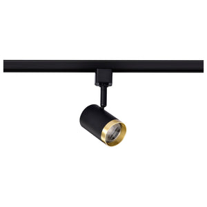 Nuvo Lighting - TH647 - LED Track Head - Matte Black / Brushed Brass