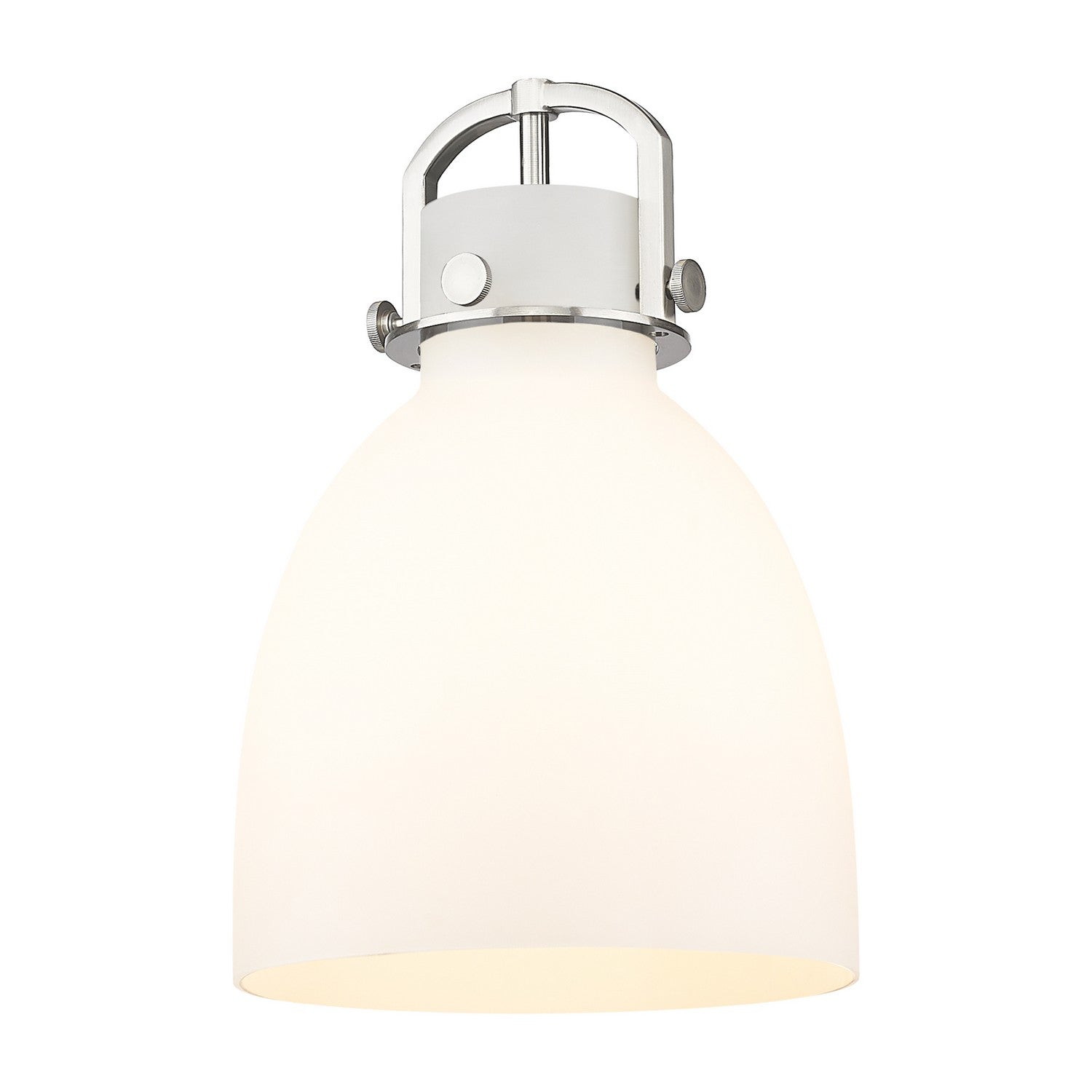 Innovations - G412-10WH - Shade - Downtown Urban - Cased Matte White Newton Bell