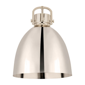 Innovations - M412-14PN - Shade - Downtown Urban - Polished Nickel