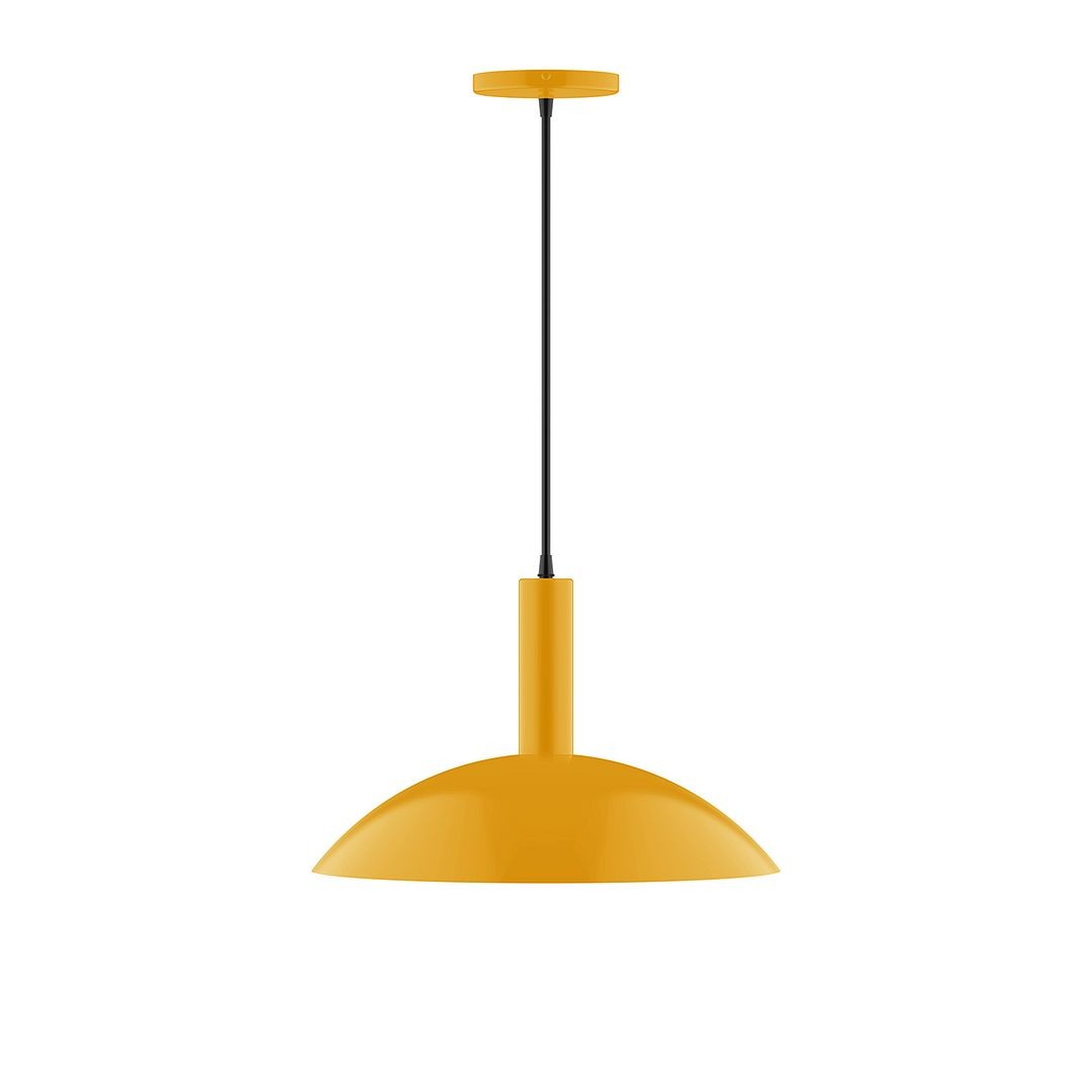 Montclair Light Works - PEBX476-21-C01 - Two Light Pendant - Stack - Bright Yellow