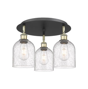 Innovations - 516-3C-BAB-G558-6SDY - Three Light Flush Mount - Downtown Urban - Black Antique Brass