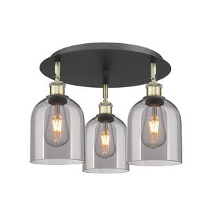 Innovations - 516-3C-BAB-G558-6SM - Three Light Flush Mount - Downtown Urban - Black Antique Brass