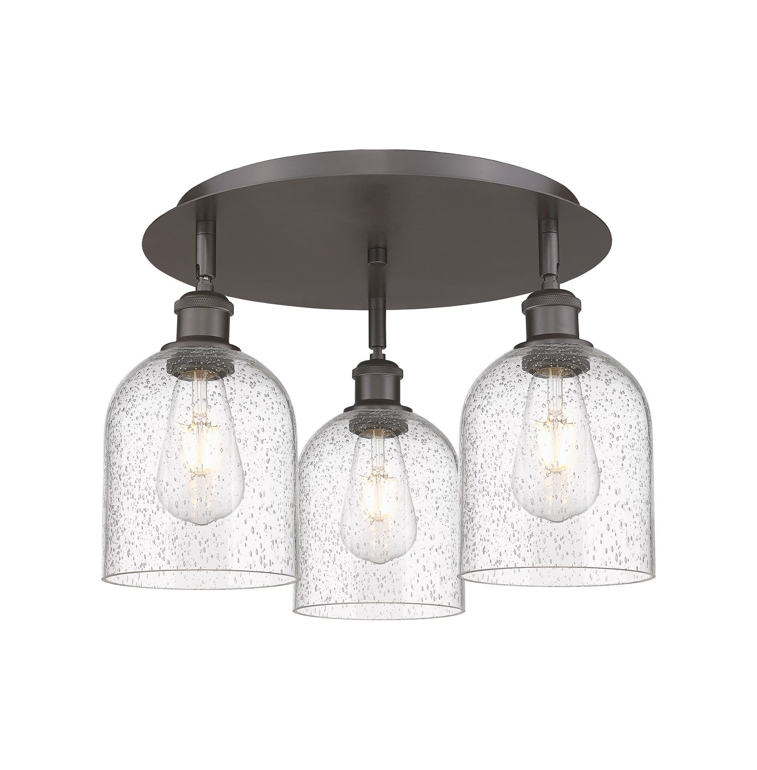 Innovations - 516-3C-OB-G558-6SDY - Three Light Flush Mount - Downtown Urban - Oil Rubbed Bronze