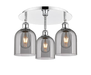 Innovations - 516-3C-PC-G558-6SM - Three Light Flush Mount - Downtown Urban - Polished Chrome