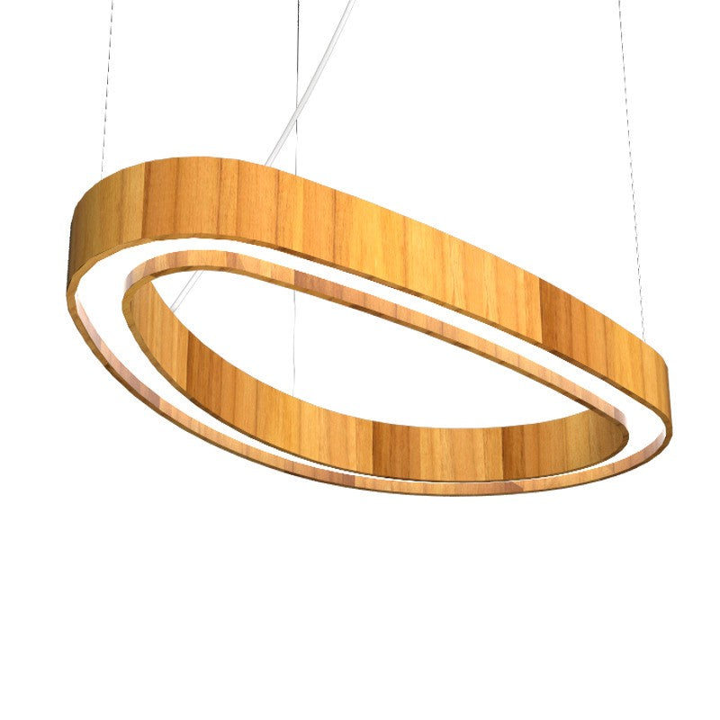 Accord Lighting - 1330LED.12 - LED Pendant - Organic - Teak