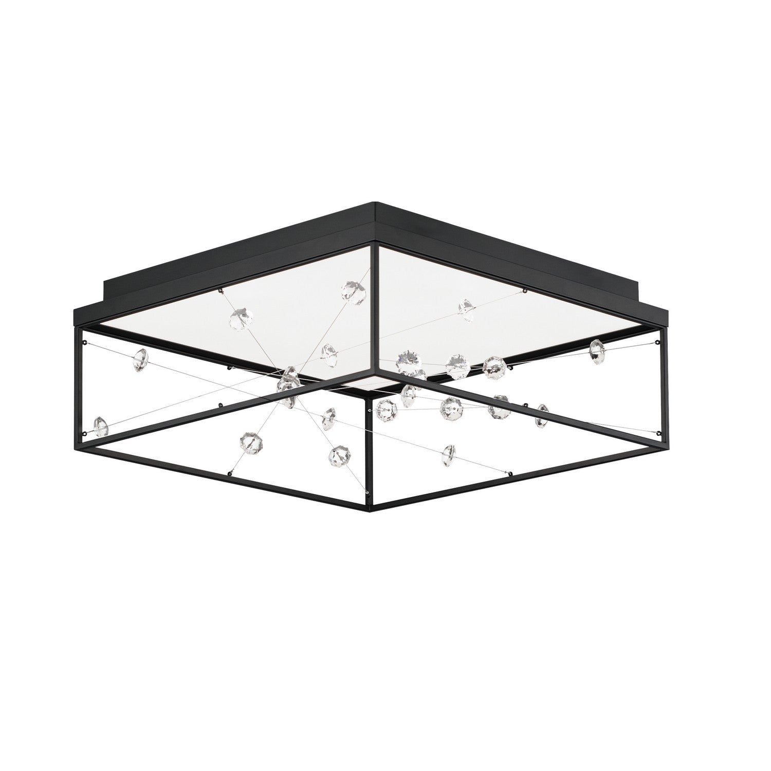 ET2 - E21250-20BK - LED Flush Mount - Entanglement - Black