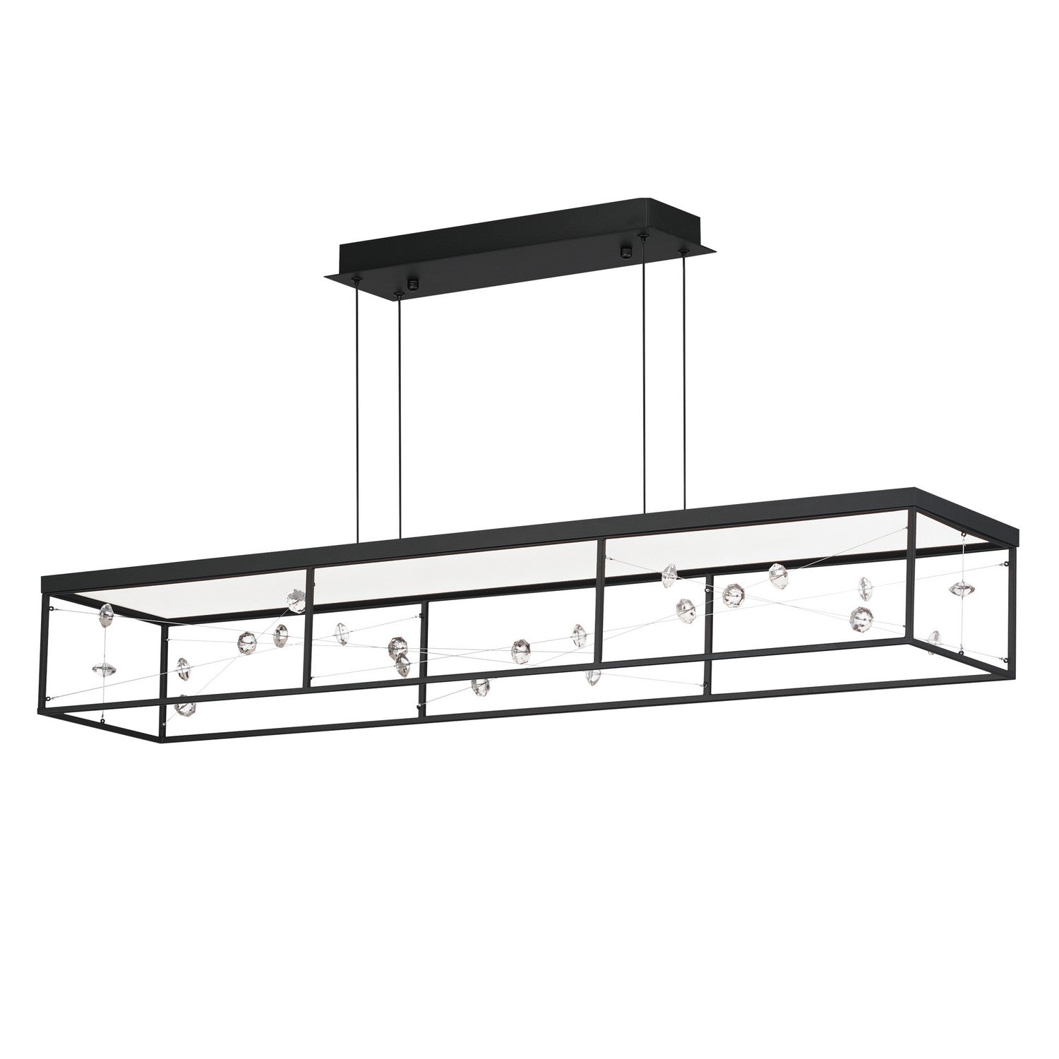 ET2 - E21256-20BK - LED Linear Pendant - Entanglement - Black