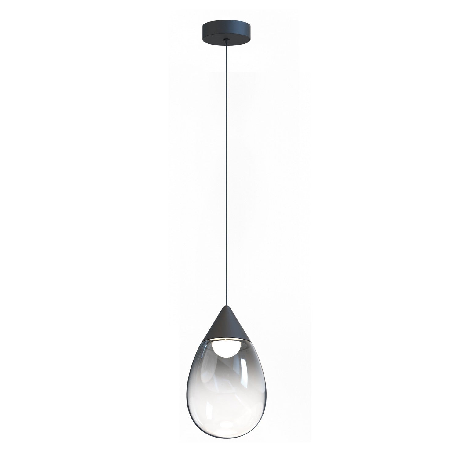 ET2 - E21562-142BK - LED Pendant - Dewdrop - Black