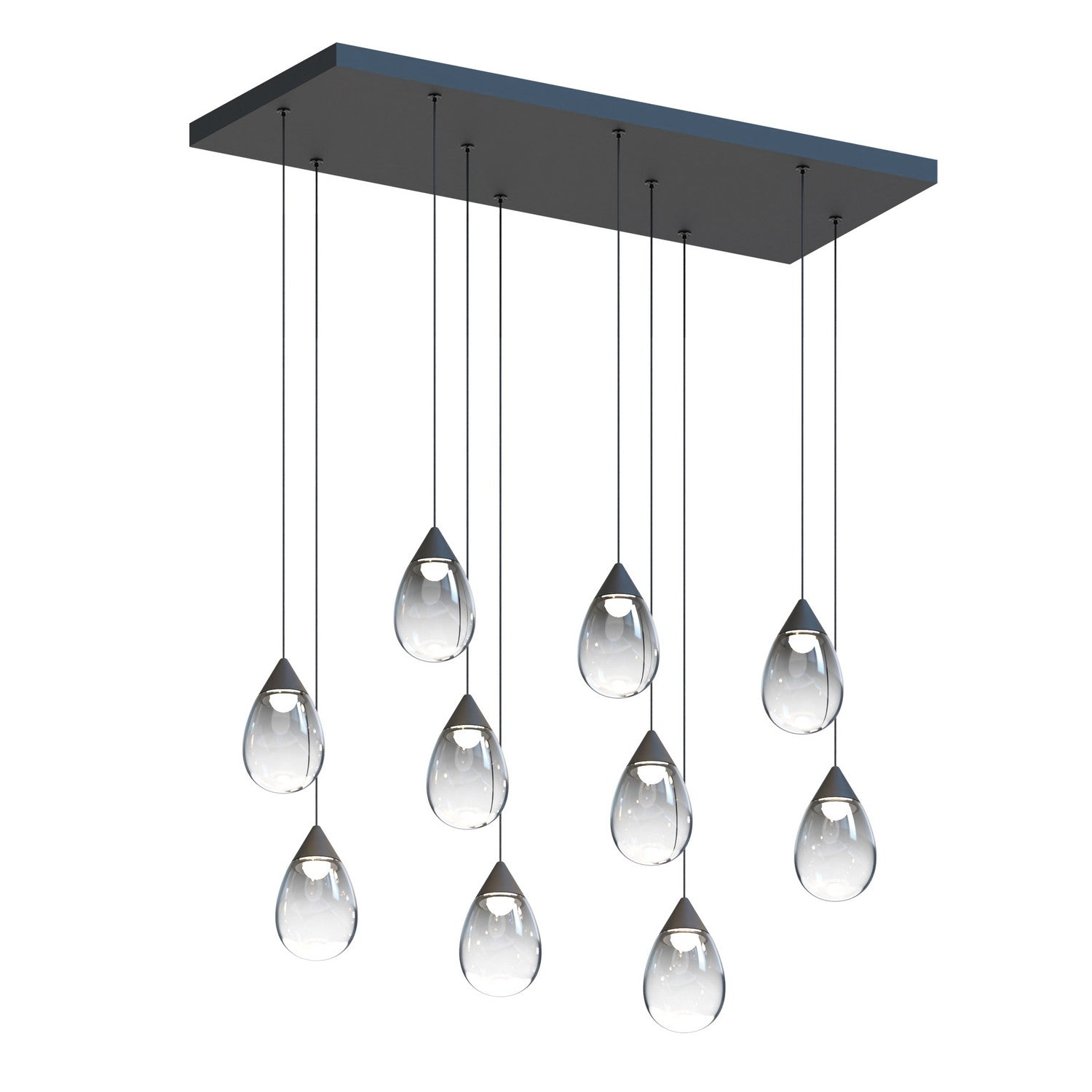 ET2 - E21566-142BK - LED Linear Pendant - Dewdrop - Black