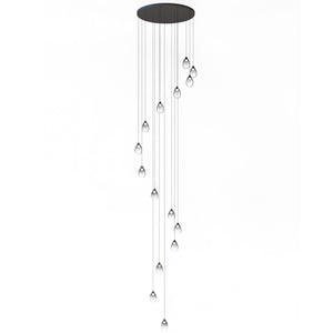 ET2 - E21569-142BK - LED Pendant - Dewdrop - Black