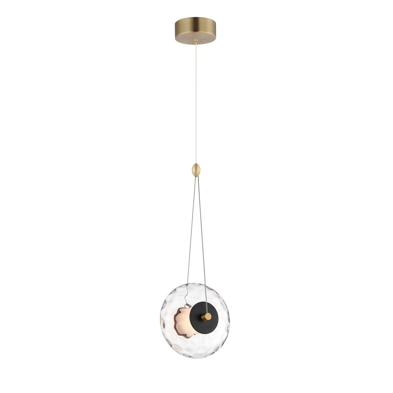 ET2 - E24031-24BKNAB - LED Pendant - Unity - Black / Natural Aged Brass