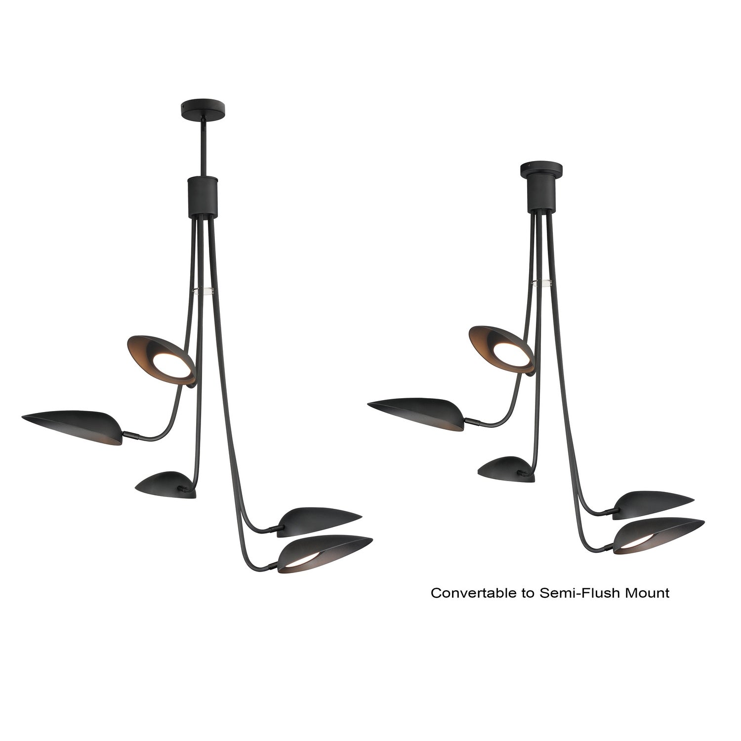 ET2 - E24095-BK - LED Pendant - Marsh - Black