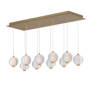 ET2 - E24648-144GLD - LED Linear Pendant - Rhythm - Gold